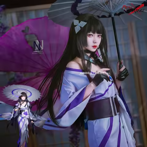 Top Game Path To Nowhere Sumire Cosplay Costume Anime Clothes Kimono Design Full Set Role Play Hallo