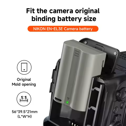 PALO EN-EL3E EN EL3E EN-EL3e Battery With Type-C USB Input for Nikon D30 D50 D70 D70s D80 D90 D100 D
