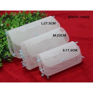 Benang Kait Beg Jaring Plastik local DIY 网格底板 lining DIY Net Cross Stitch Plastic Mesh Sheet For Wov