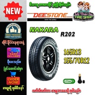 Car Tires Size 165r13 155/70R12 Model R202 Deestone Brand (With Air Valve)