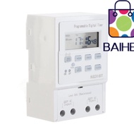 BAIHEE Digital Timer Switch, AC 220V 1W Power Programmable Timer, Smart Home 30A KG316T 1Min - 168H 