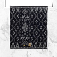 100% new sarung wadimor motif bali hitam warna kain sarung pria tenun