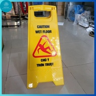 Wet floor warning sign - A-shaped warning sign - Warning sign