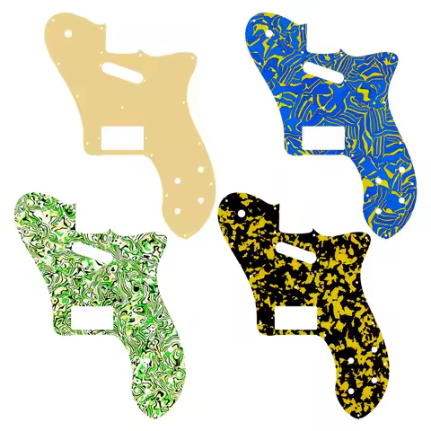 Xin Yue Custom Pickguard -For US Fender'72 Tele Deluxe Reissue Guitar With Single Pickup SH PAF Humb
