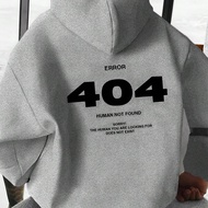 Loose Fit Men's Number Print Hoodie Sweatshirt For Casual Wear, Mens Hoodie, Streetwear Hoodie, Erro