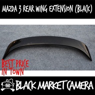[BMC] [Mazda 3] Rear Wing Extension (Black)