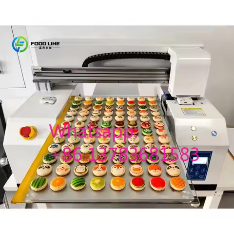 Automatic Edible Food Printer A4 Food Grade Inkjet Printer For Cake Macaron Fast Speed Bakery Equipm