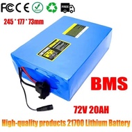 New Lithium Battery 72V 20Ah 21700 Battery Pack 20S4p 84V for Electric Bike Scooter Motorcycle BMS 3