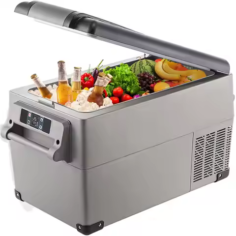 Vevor 1.23Cuft Compressor Portable 35L Small Refrigerator Cooler Freezer Home And Car Refrigerator F