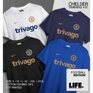 KATUN Chelsea T-Shirt Ball Shirt Model Jersey Training Kit Pre Match Unisex Children And Adults Couple Cotton Combed 30s Print DTF by: LIFE.StoreJKT