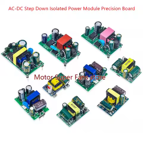 AC-DC Step Down Isolated Power Module Precision Board 220V to 5V9V12V500/700MA/1A Isolating Switch S