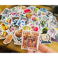 Calcos Italian Brainrot V2 sticker 90 images, Para Termo Mate Compu/ italian brainrot meme sticker