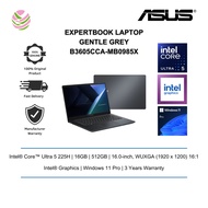 Asus ExpertBook B3605CCA-MB0985X 16" Laptop/ Notebook (Ultra 5 225H, 16GB, 512GB, Intel, W11P, AI)