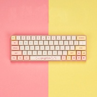 Macaron keycaps 85% high content PBT material Sublimation keycap process Wear-resistant mechanical k