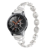 Suitable For Samsung Galaxy Watch 7 FE 6 5 4 active 2 40mm 44mm Diamond-Studded Metal Strap VO Full
