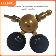 Oxygen Pressure Reducer Brass Dual Gauge Welding Cutting Tools Guage Reducing Gas Regulator Pressure Meter