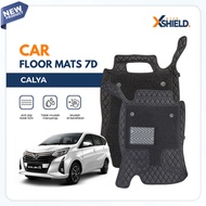 XSHIELD - 7D Toyota Calya Anti-Slip Car Mat - Waterproof - Durable | FLOOR MATS 7D