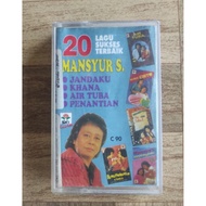 Cassette tape 20 best successful songs MANSYUR S