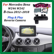 SHREH Kamera Spion ด้านหน้าสำหรับ Mercedes Benz B Class W246 W242 2012-2018 OEM จอแสดงผลอัพเกรดระบบวิดีโอสำหรับจอดรถยนต์กล้องสำรอง WGAGK