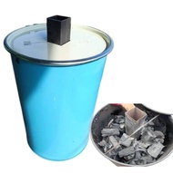 เตาเผาถ่านไร้ควัน ถังเผาถ่านรุ่นหนาสุด ขนาด 200 ลิตร