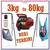 Baby Spring Cot Travel Stand Frame With Bag Travel Buaian Bayi Baby Cradle Swing Buai Baby Rangka Bu