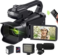 พร้อมส่ง สินค้าตรงปก64MP 60FPS Digital Video Camera 4K Photography Youtube Vlog Camcorder For Live S