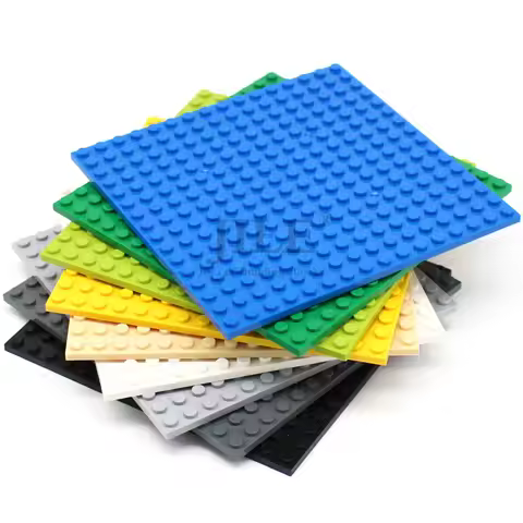 2pcs MOC 91405 Double Side 16x16 Baseplate Classic Building Blocks Bricks Compatible City House Asse