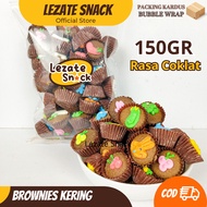 Kue Brownies Kering Mini 150GR Renyah Manis Enak / Bronis Brownis Kering Crispy Kiloan Amanda Pangga
