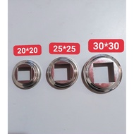 Stand cover 20x20 - 25x25 - 30x30 - 40x40 - 50x50 (304 stainless steel base cover)