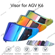 AGV K6 Motorcycle Helmet Visor, Night‑Vision Anti‑Glare Windshield Lens, Replacement Protective Viso