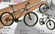 Sepeda Gunung MTB 27.5 Trex XT-780 Alloy 21 Speed Terlaris