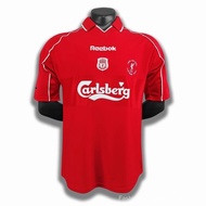 2000-01 Liverpool Home retro soccer football jersey