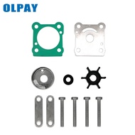 6N0-W0078 Water Pump Impeller Kit for Yamaha Outboard Motor 2 Stroke 6HP 8HP 18-3460 6G1-W0078-A1 6N
