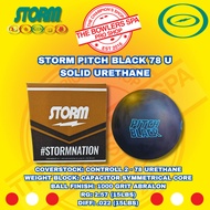 Storm Pitch Black 78U Solid Urethane Performance Bowling Ball
