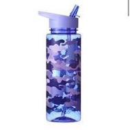 กระติกน้ำ หลอดดูด (M2) Smiggle water bottle- block-purple