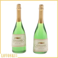 [LovoskibcMY] 1/12 Dollhouse Miniature Liquor Bottles - Miniature Champagne Bottles Models