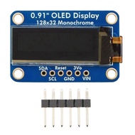 【hgjmghhgf】Monochrome 128x32 OLED Display Module 0.91 Inch -STEMMA QT/QWIIC LCD Screen DIY