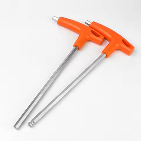 4PCS/SET Hand Tools Hex Key Allen Wrench BALL FALT Head Non-Slip Metric 2mm 3mm 4mm 5mm Allen Hexago