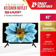 【Own Truck Delivery】Sharp 42 Inch 2K Full HD TV 2TC42EG1X | Smart TV | Klang Valley Only | Bluetooth