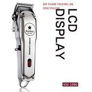 Tông Đơ Chuyên Nghiệp Kemei KM-1998 ( có màn hình Led +tặng 10 lưỡi lam )
