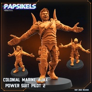 Colonial Marine Ajax Power Suit Pilot [2]-Vs Humans-Humanoid Human/32mm scale 3D printed miniature P
