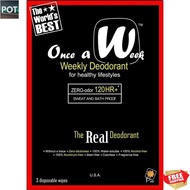 [LOCAL] 3pcs Once A Week Weekly Deodorant Original