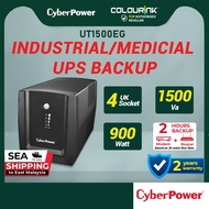 CyberPower UT1500EG 1500VA 900W Industrial Medical UPS Backup Battery Power Supply AVR NAS Router Mo