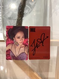 jisoo <ME >RED ABLUM Ver. 小卡