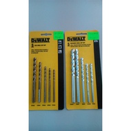 DEWALT HSS DRILL BIT SET & MASONRY DRILL BIT SET