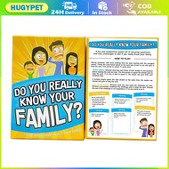 Do You Really Know Your Family ? A Fun Family Game Filled with Conversation Starters and Challenges