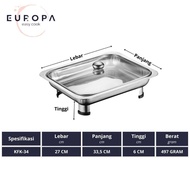 Fast Food Buffet Vegetable Container Chafing Dish Buffet Side Dish Serving Container/