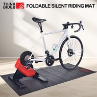 Thinkrider Collapsible Training Rubber Mat Yoga Mat Bike Training Mat Bike Mat Is Suitable For X2/X5