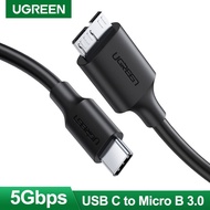 Ugreen ฮาร์ดดิสก์ภายนอก USB Type C เป็น Micro USB 3.0 สําหรับ HDD SSD