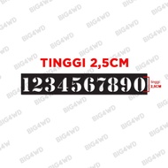 STENCIL MAL CETAKAN CAT SEMPROT ANGKA DAN HURUF